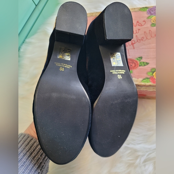 Jeffrey Campbell Black Velvet Bitsie Heels Size 10 - Picture 6 of 8